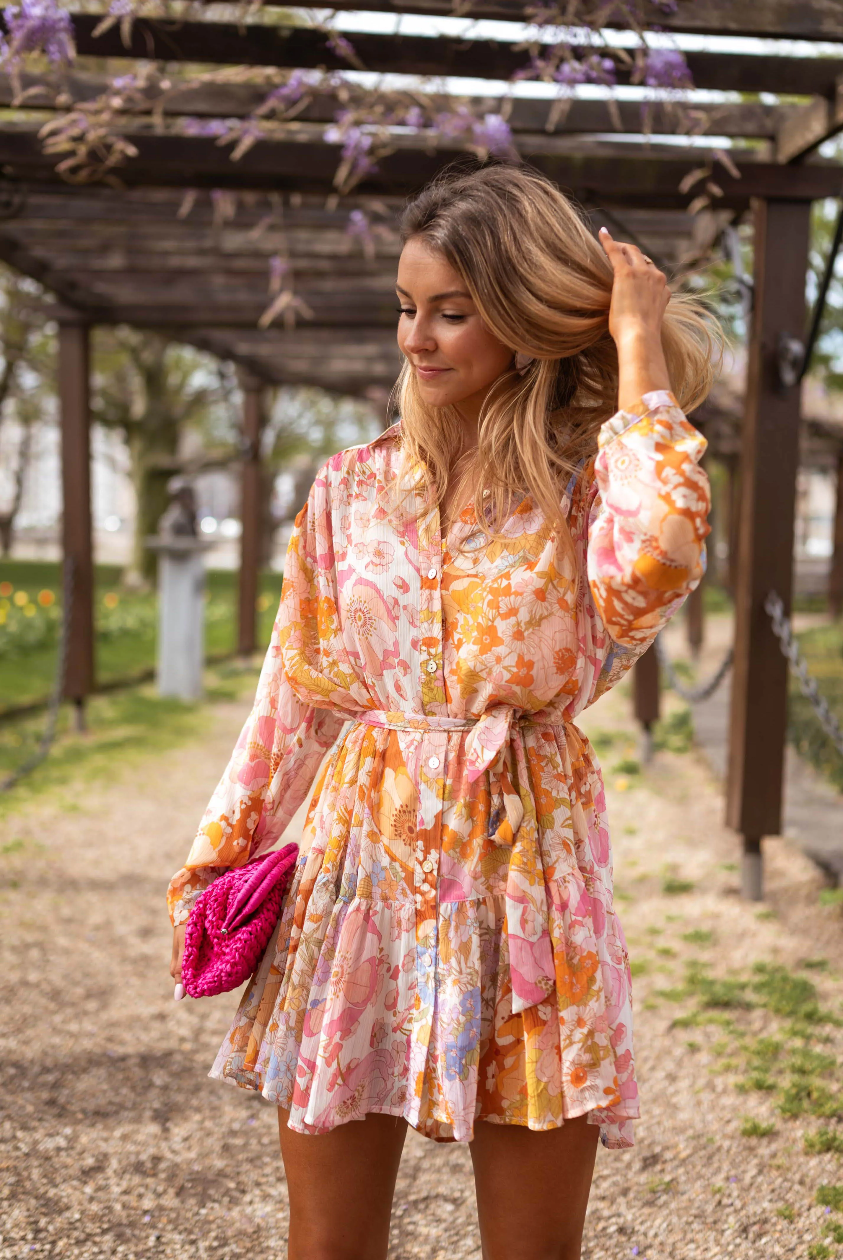 Robe Oliana - à fleurs