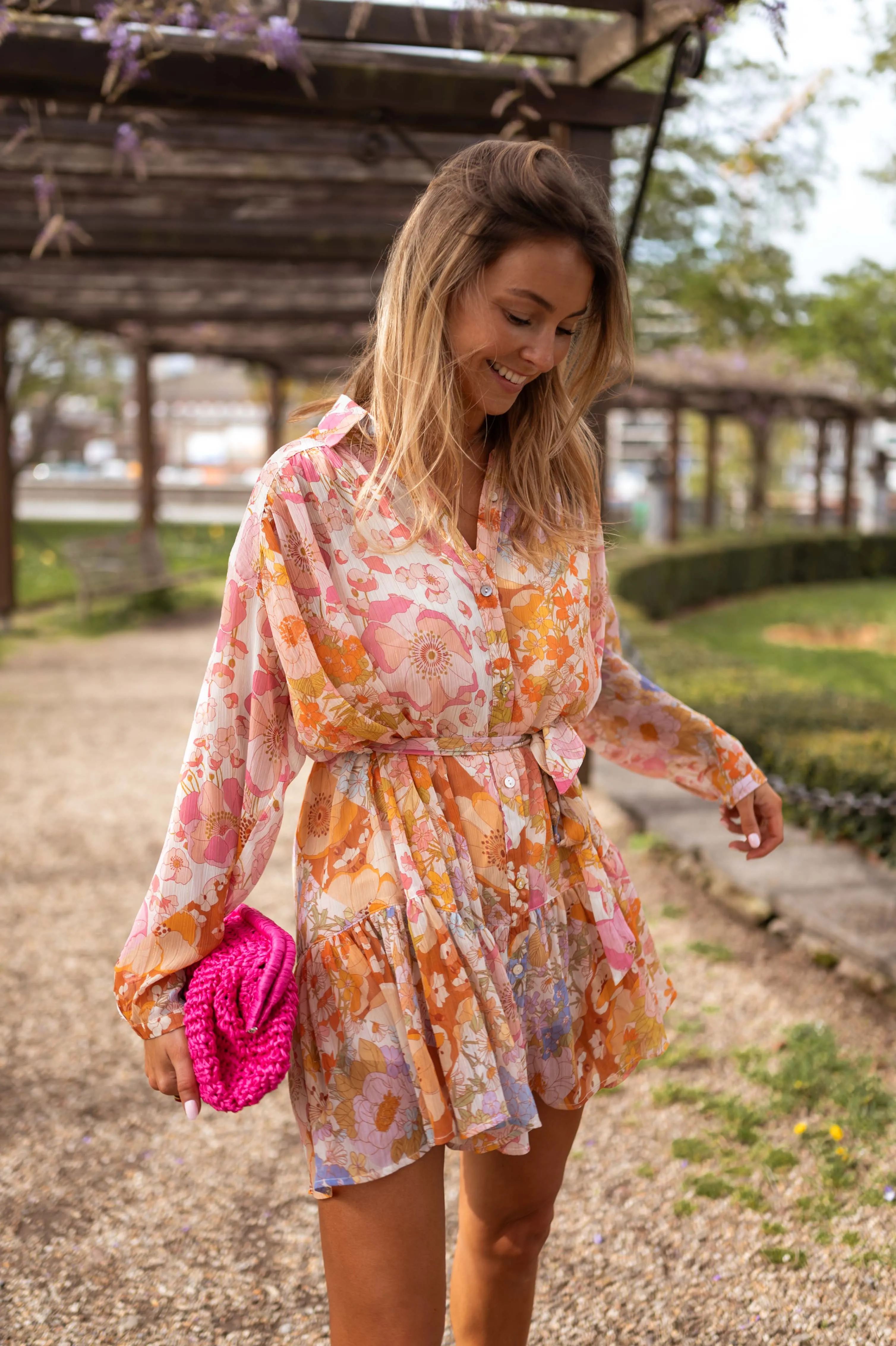 Robe Oliana - à fleurs
