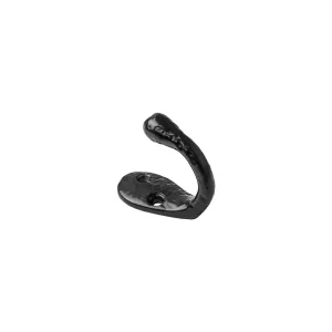 Single Robe Hook - Black