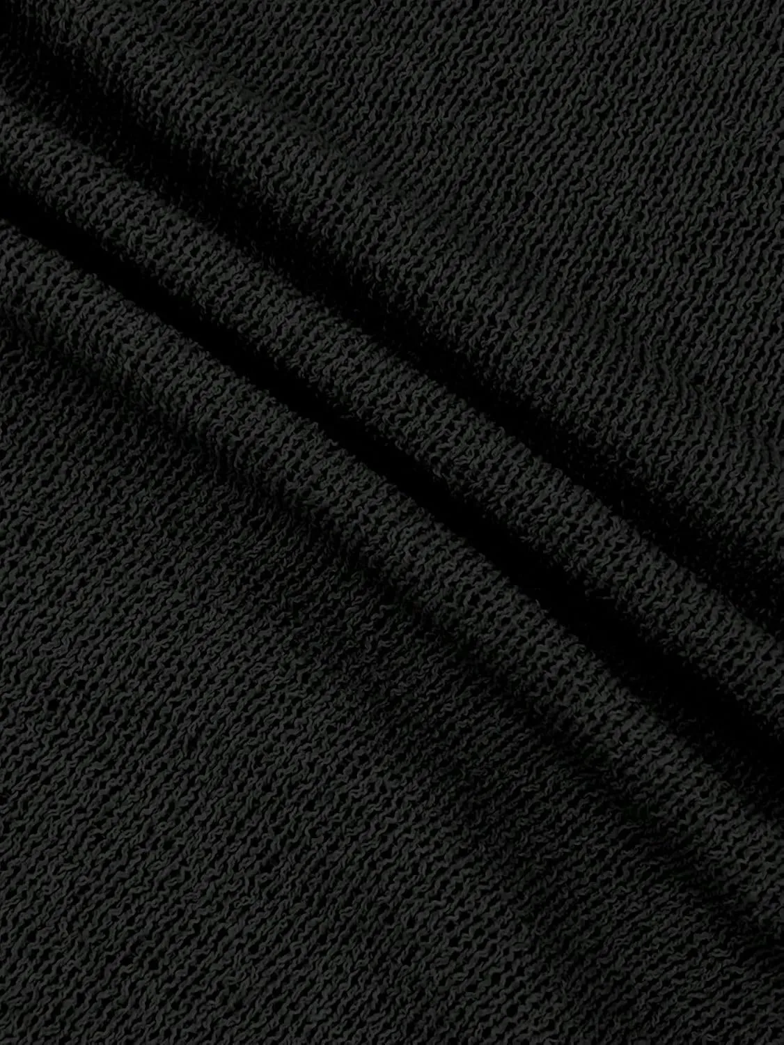 SISKIN Casual Solid Color Off-Shoulder Knitted Dress with Tie Straps for Women