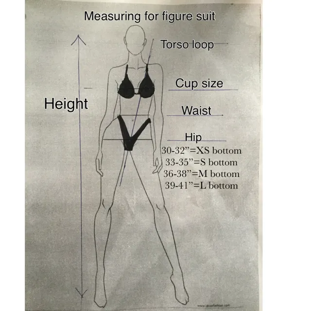 Starshine figure/physique competition suit