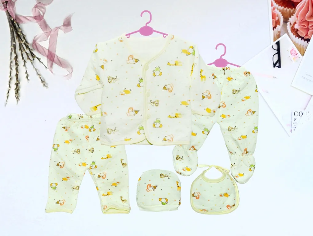 THE LITTLE LOOKERS Top & Pyjama Suit/Warm Suit/Night Suit/Woollen Suit for New Born Babies/Boys/Girls/Infants (0-3 Months)