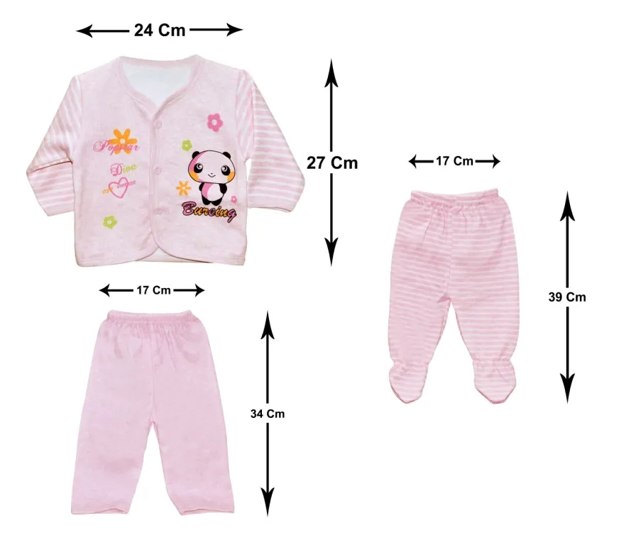THE LITTLE LOOKERS Top & Pyjama Suit/Warm Suit/Night Suit/Woollen Suit for New Born Babies/Boys/Girls/Infants (0-3 Months)