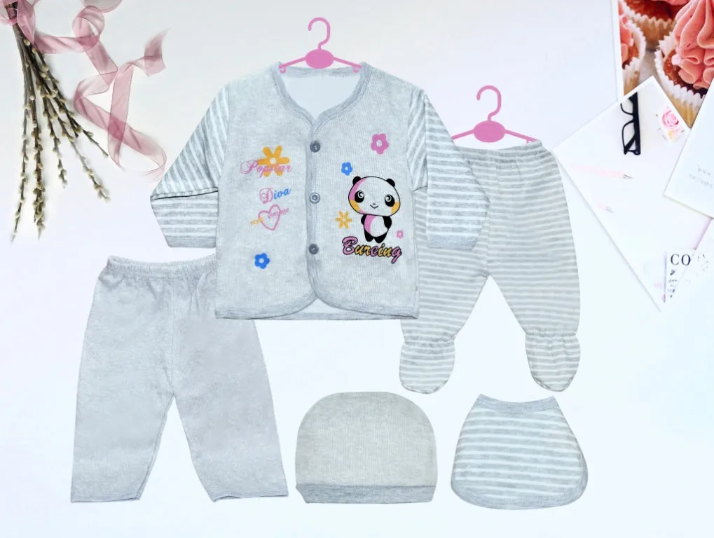 THE LITTLE LOOKERS Top & Pyjama Suit/Warm Suit/Night Suit/Woollen Suit for New Born Babies/Boys/Girls/Infants (0-3 Months)