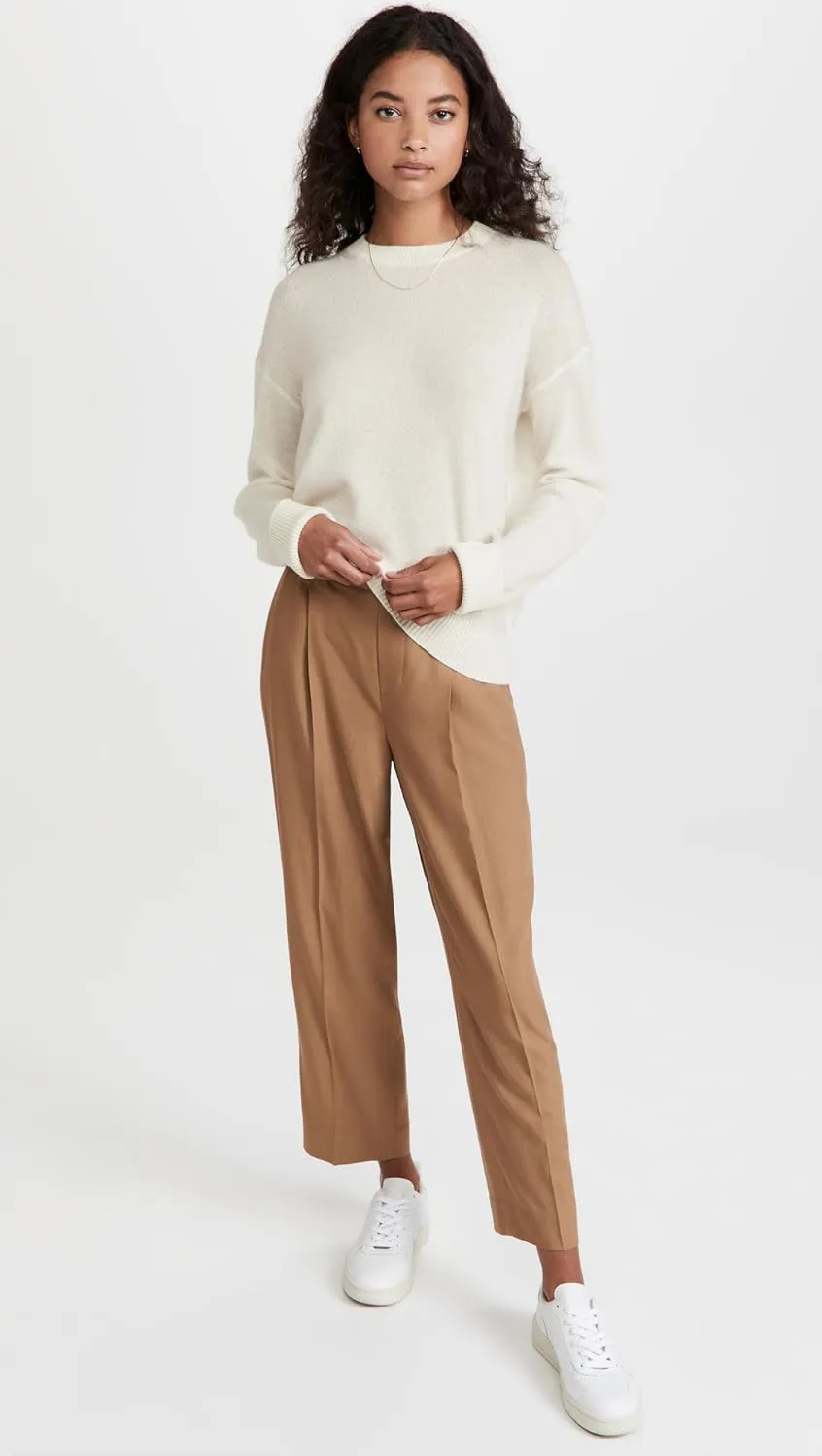 Theory Women's Long Sleeve Cashmere Pullover Sweater
