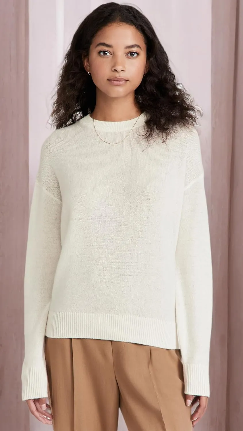 Theory Women's Long Sleeve Cashmere Pullover Sweater