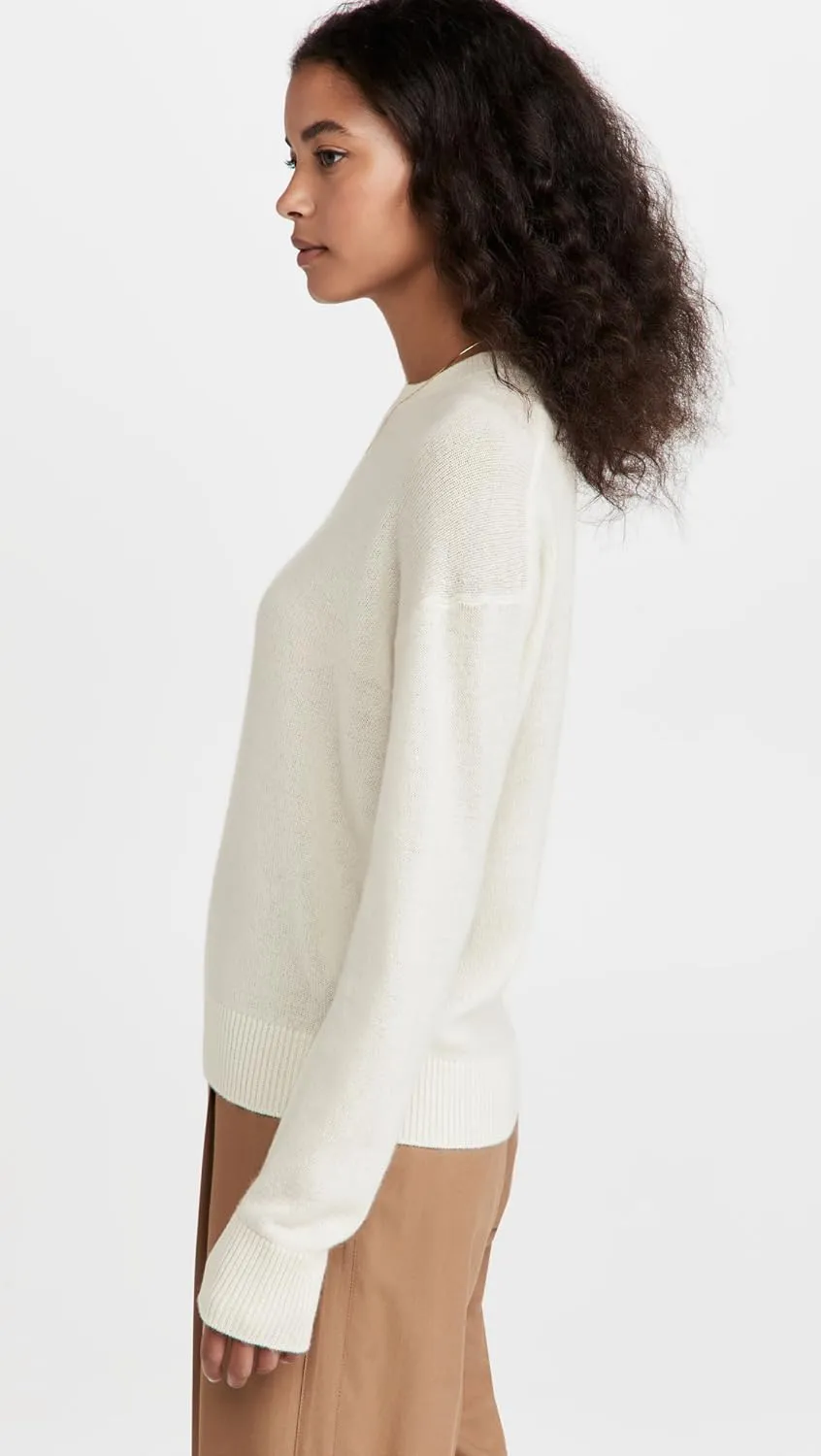 Theory Women's Long Sleeve Cashmere Pullover Sweater