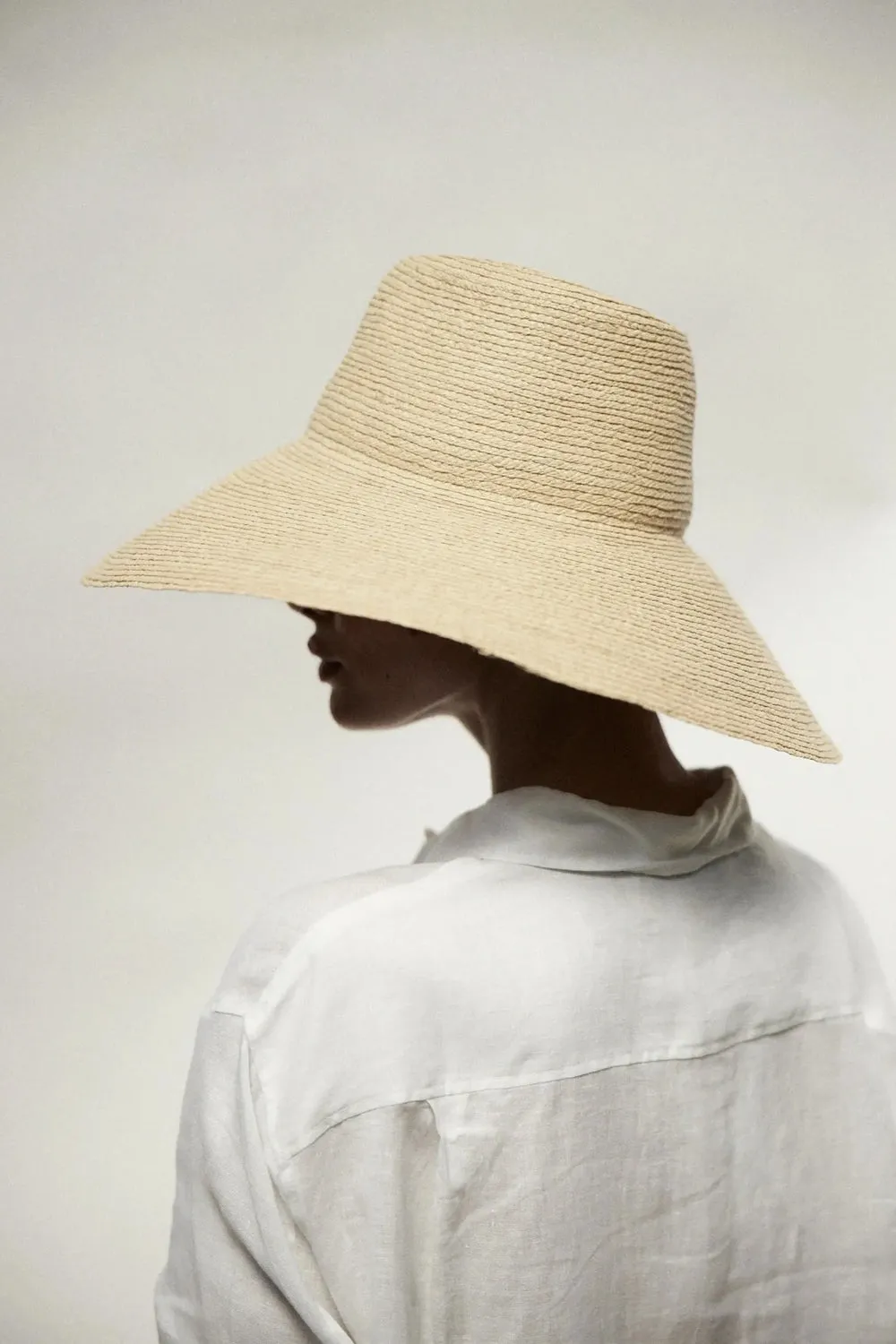 Tinsley Wide Brim Hat in Natural