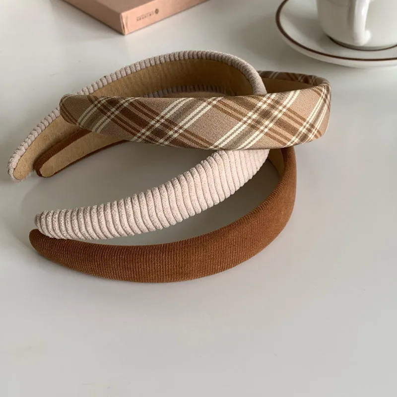 Wide-brimmed Fabric Hairband Sweet Headband Press Hair Hairband