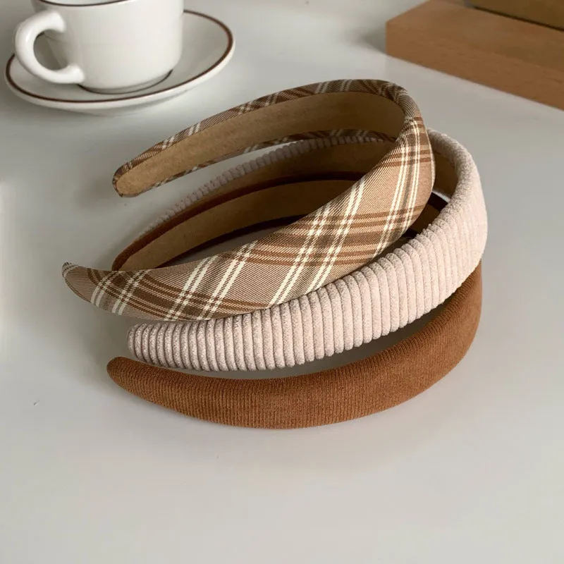 Wide-brimmed Fabric Hairband Sweet Headband Press Hair Hairband